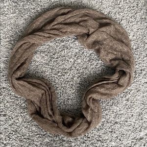 Taupe infinity scarf